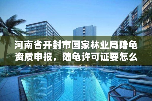 河南省开封市国家林业局陆龟资质申报,陆龟许可证要怎么办