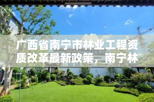 广西省南宁市林业工程资质改革最新政策,南宁林业公司