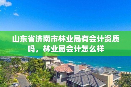 山东省济南市林业局有会计资质吗，林业局会计怎么样