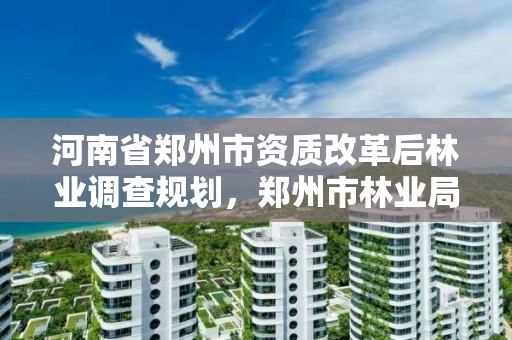 河南省郑州市资质改革后林业调查规划,郑州市林业局招标公告