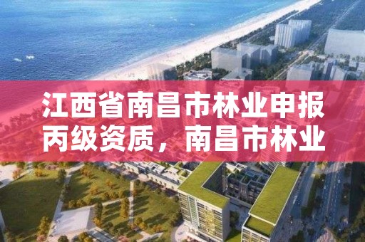江西省南昌市林业申报丙级资质,南昌市林业工业公司
