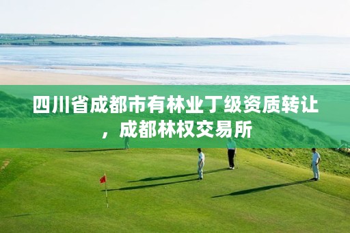 四川省成都市有林业丁级资质转让,成都林权交易所