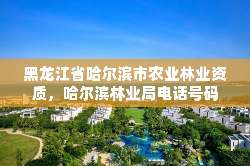 黑龙江省哈尔滨市农业林业资质,哈尔滨林业局电话号码