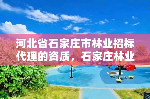 河北省石家庄市林业招标代理的资质，石家庄林业局招聘