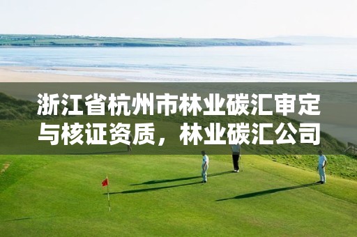 浙江省杭州市林业碳汇审定与核证资质,林业碳汇公司有哪几家