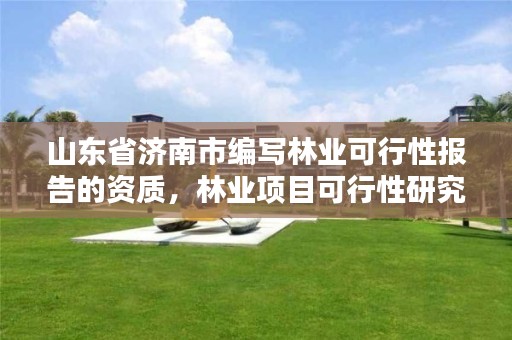 山东省济南市编写林业可行性报告的资质,林业项目可行性研究报告编制规定