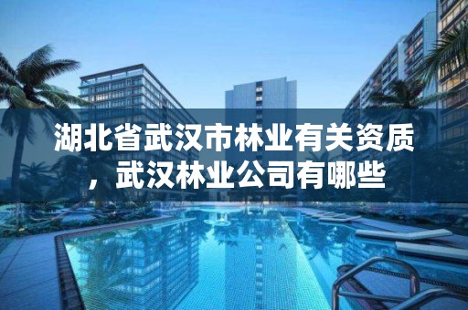 湖北省武汉市林业有关资质，武汉林业公司有哪些