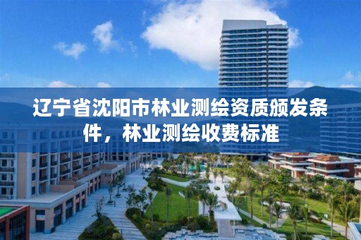 辽宁省沈阳市林业测绘资质颁发条件，林业测绘收费标准