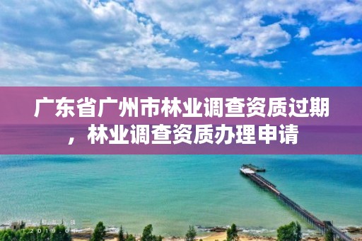 广东省广州市林业调查资质过期,林业调查资质办理申请