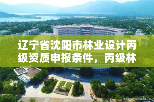 辽宁省沈阳市林业设计丙级资质申报条件，丙级林业规划设计资质