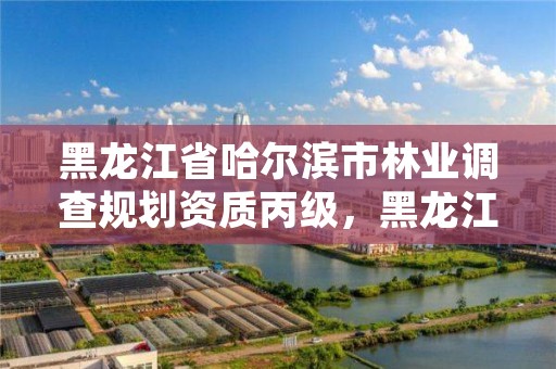黑龙江省哈尔滨市林业调查规划资质丙级,黑龙江省林业调查规划院