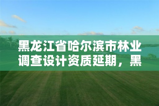 黑龙江省哈尔滨市林业调查设计资质延期,黑龙江省林业调查规划院