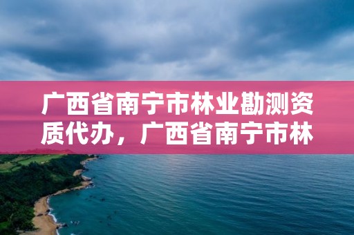 广西省南宁市林业勘测资质代办,广西省南宁市林业勘测资质代办公司电话