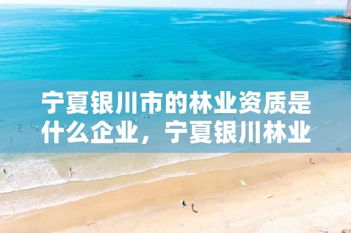 宁夏银川市的林业资质是什么企业，宁夏银川林业局