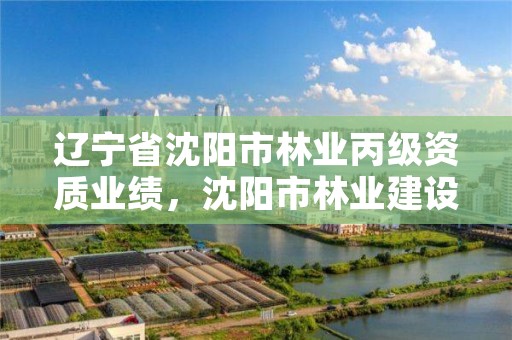 辽宁省沈阳市林业丙级资质业绩，沈阳市林业建设保护条例