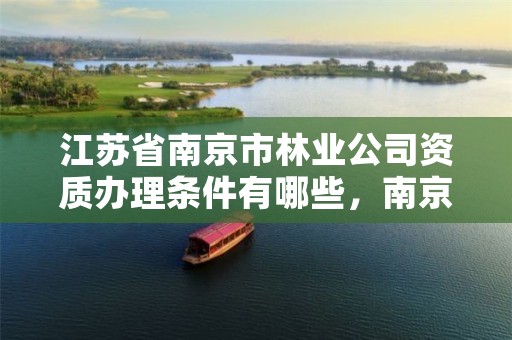 江苏省南京市林业公司资质办理条件有哪些，南京林业所