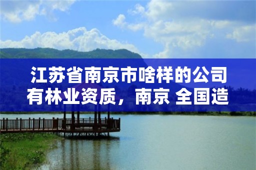 江苏省南京市啥样的公司有林业资质,南京 全国造林绿化
