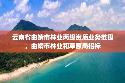 云南省曲靖市林业丙级资质业务范围,曲靖市林业和草原局招标