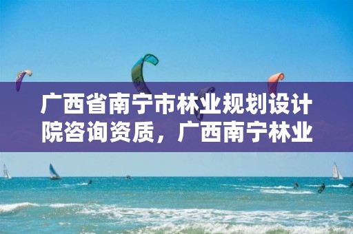 广西省南宁市林业规划设计院咨询资质,广西南宁林业勘测设计院有限公司