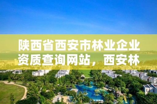 陕西省西安市林业企业资质查询网站,西安林业集团公司待遇怎么样
