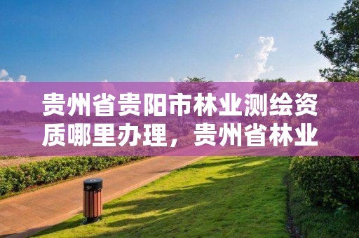 贵州省贵阳市林业测绘资质哪里办理,贵州省林业勘察设计院地址