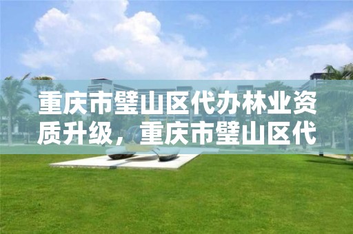 重庆市璧山区代办林业资质升级,重庆市璧山区代办林业资质升级公告
