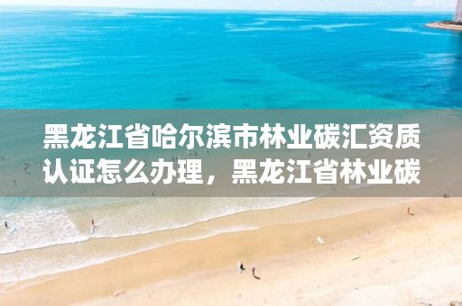 黑龙江省哈尔滨市林业碳汇资质认证怎么办理,黑龙江省林业碳汇发展规划