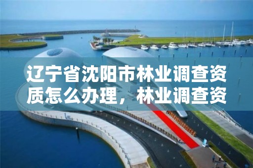 辽宁省沈阳市林业调查资质怎么办理,林业调查资质查询