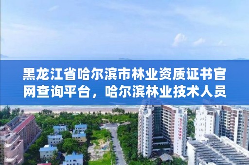 黑龙江省哈尔滨市林业资质证书官网查询平台，哈尔滨林业技术人员