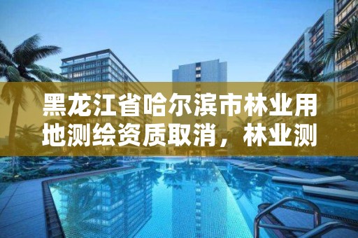 黑龙江省哈尔滨市林业用地测绘资质取消,林业测绘收费标准