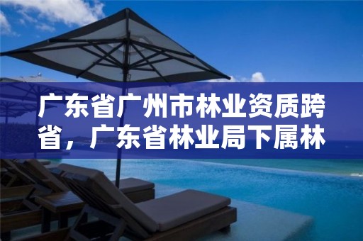 广东省广州市林业资质跨省，广东省林业局下属林场