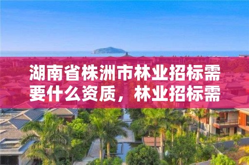 湖南省株洲市林业招标需要什么资质,林业招标需要哪些材料