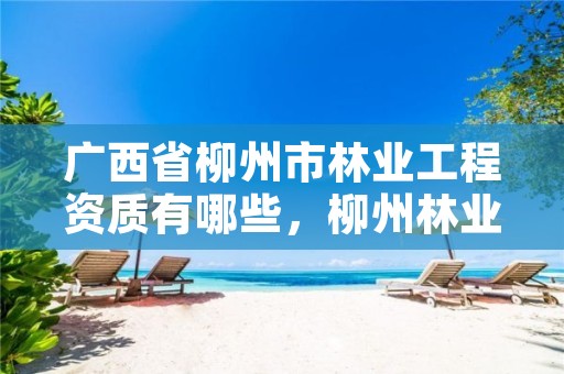 广西省柳州市林业工程资质有哪些,柳州林业公司