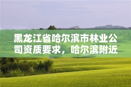 黑龙江省哈尔滨市林业公司资质要求,哈尔滨附近的林业局