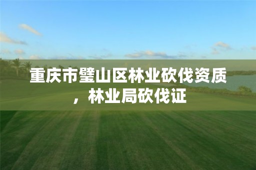 重庆市璧山区林业砍伐资质,林业局砍伐证