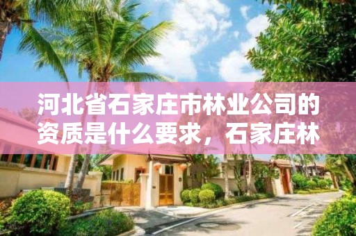 河北省石家庄市林业公司的资质是什么要求,石家庄林业局电话号码