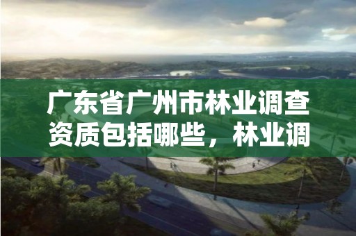 广东省广州市林业调查资质包括哪些,林业调查资质办理