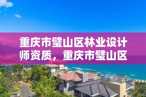 重庆市璧山区林业设计师资质,重庆市璧山区林业设计师资质查询电话