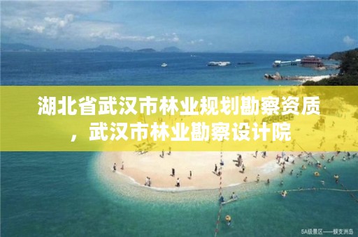 湖北省武汉市林业规划勘察资质，武汉市林业勘察设计院
