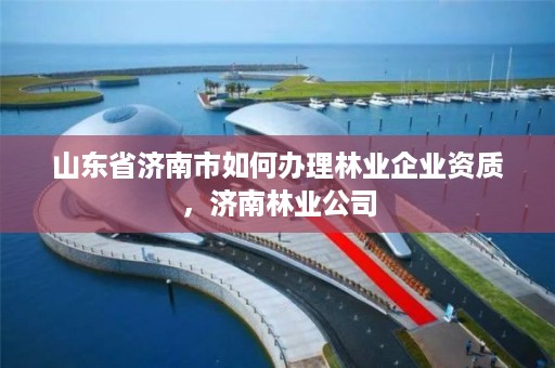 山东省济南市如何办理林业企业资质,济南林业公司