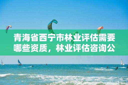 青海省西宁市林业评估需要哪些资质,林业评估咨询公司