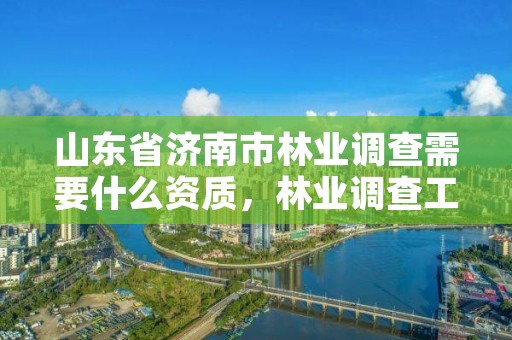 山东省济南市林业调查需要什么资质,林业调查工资高吗?