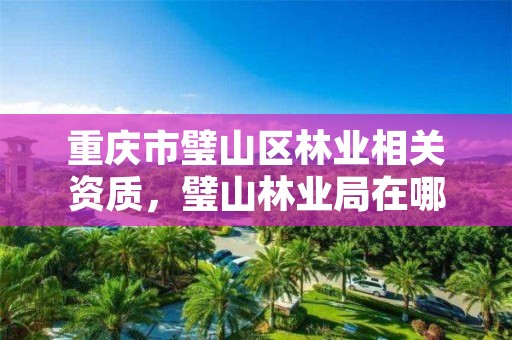 重庆市璧山区林业相关资质,璧山林业局在哪里