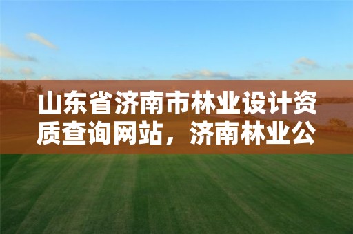 山东省济南市林业设计资质查询网站,济南林业公司