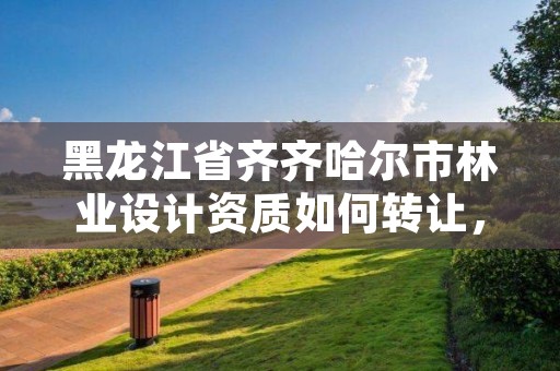 黑龙江省齐齐哈尔市林业设计资质如何转让,齐齐哈尔有林业局吗
