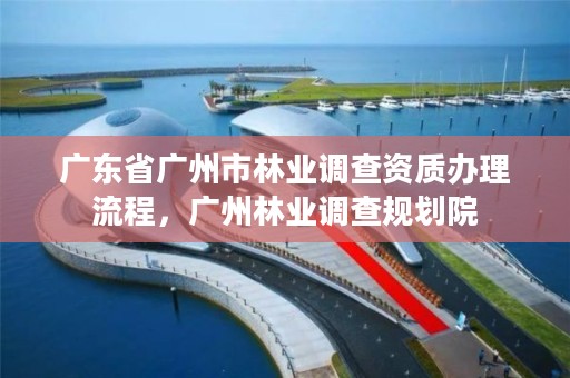 广东省广州市林业调查资质办理流程,广州林业调查规划院