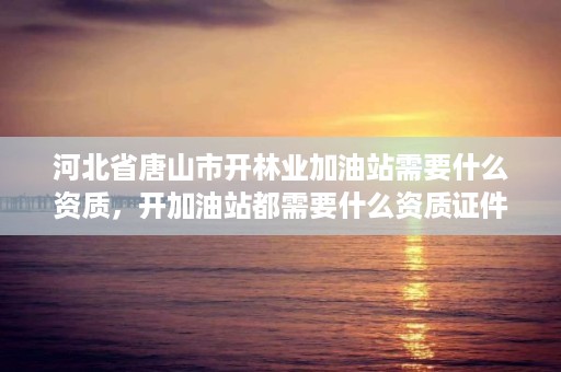河北省唐山市开林业加油站需要什么资质,开加油站都需要什么资质证件