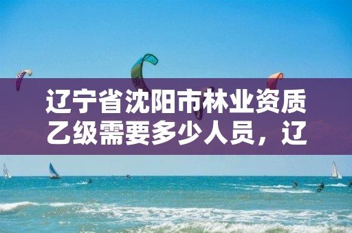 辽宁省沈阳市林业资质乙级需要多少人员，辽宁省沈阳市林业资质乙级需要多少人员参加