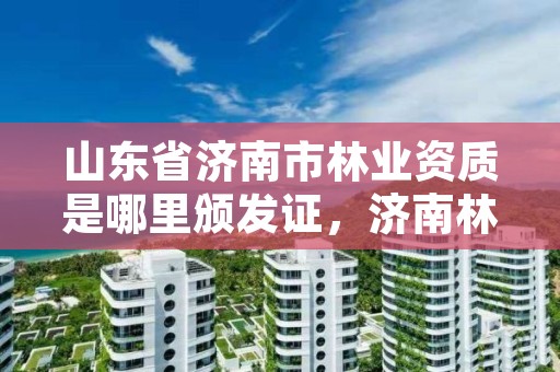山东省济南市林业资质是哪里颁发证,济南林业厅