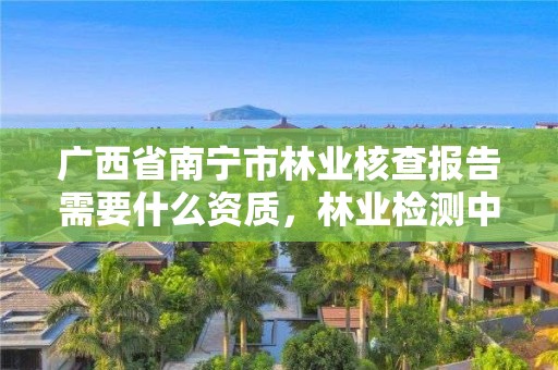 广西省南宁市林业核查报告需要什么资质,林业检测中心是做什么的